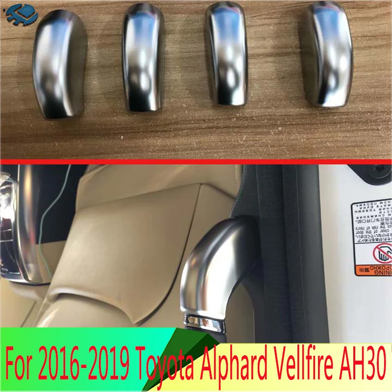 

Для 2016-2019 Toyota Alphard Vellfire AH30 автомобильный ABS хромированный автомобильный подлокотник молдинги задняя дверная ручка поручни упор крышка отделка