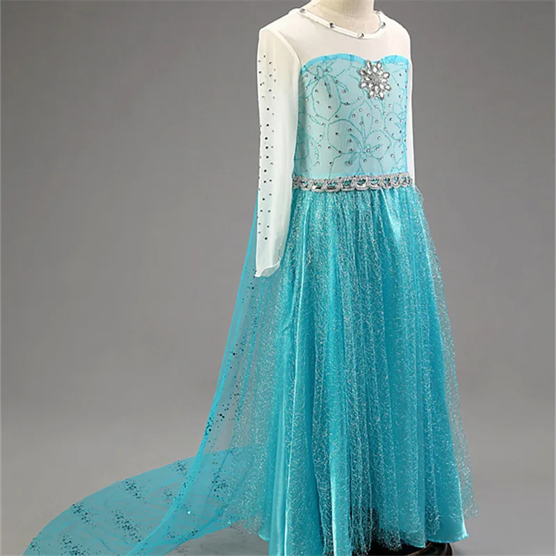 Нарядное платье для девочек принцессы Анны и Эльзы карнавальный костюм Детские