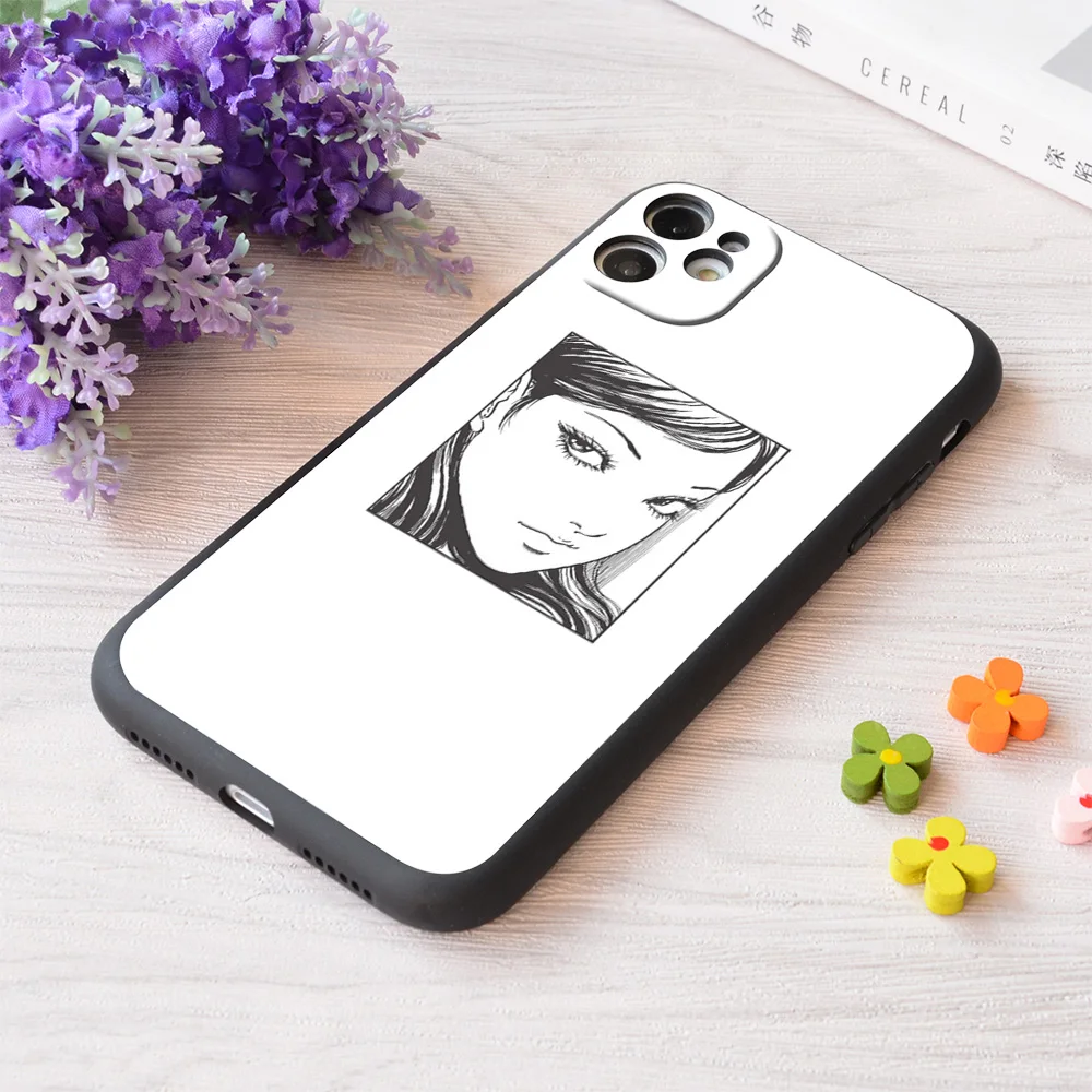 

For iPhone Tomie Print Soft Matt Apple Case