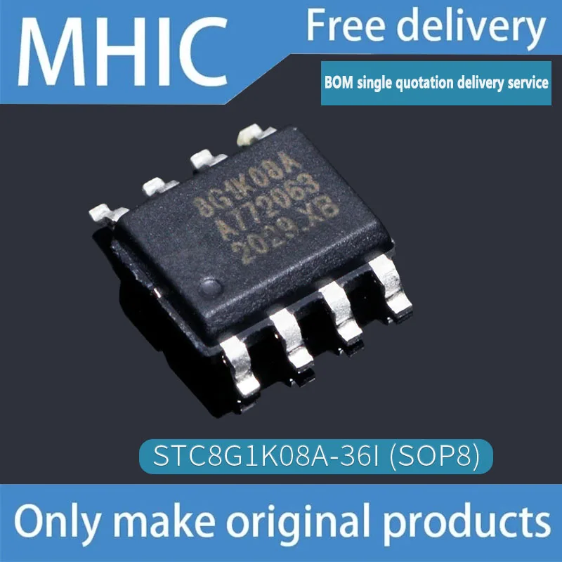 [HOT] 10 шт./лот одночиповый микрокомпьютер STC8G1K08A-36I-DFN8/SOP8 SMD микроконтроллер