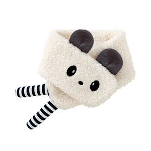 Pureborn унисекс Детский шарф с мультяшным животным флисовый шейный платок с мехом для малышей Детские гетры с рисунком