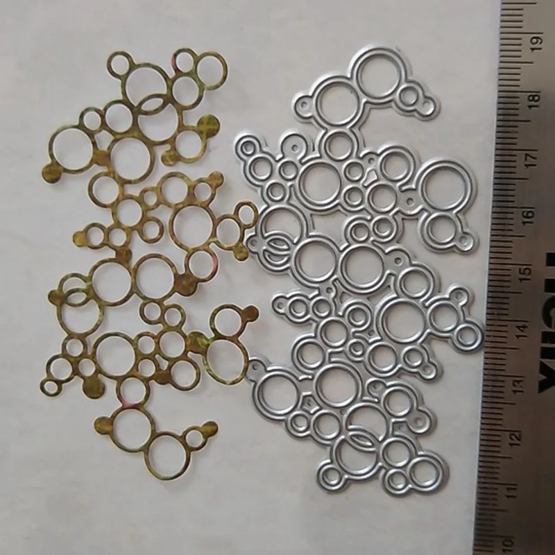 1 предмет круглая звенованная DIY Набор вырубных штампов &quotТрафаретный