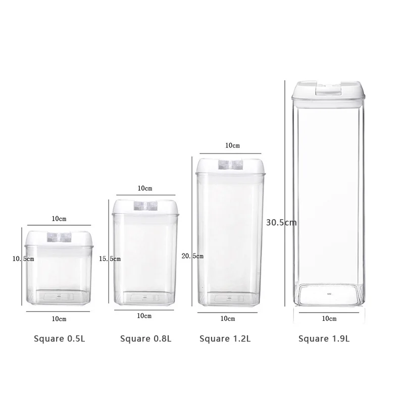 Контейнер для хранения пищевых продуктов акриловый кухонный ящик