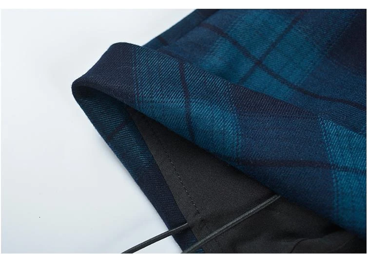 Асимметричное клетчатое платье без бретелек с высокой талией плотное осеннее