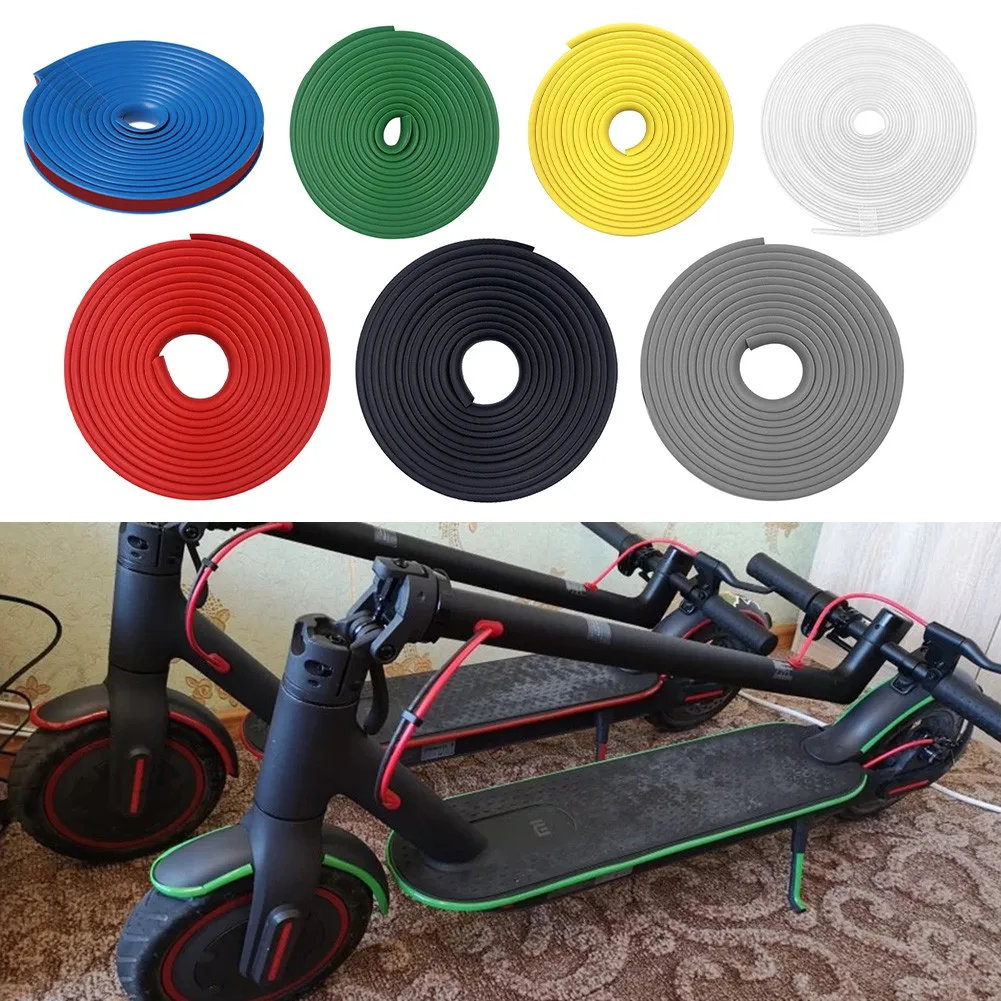 

Electric Scooter Bumper Anti-Collision Protector Strip Sticker For Xiao*mi M365 Scooter Body Bumper Scratchproof Warning Parts