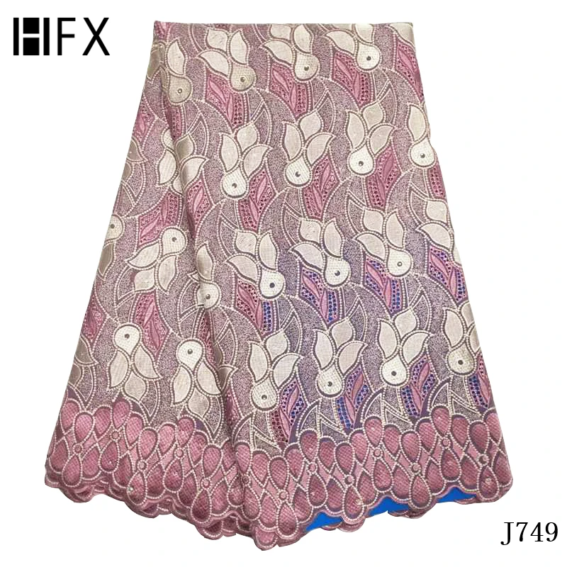 HFX африканская кружевная ткань высокого качества 2019 белое Африканское сухое