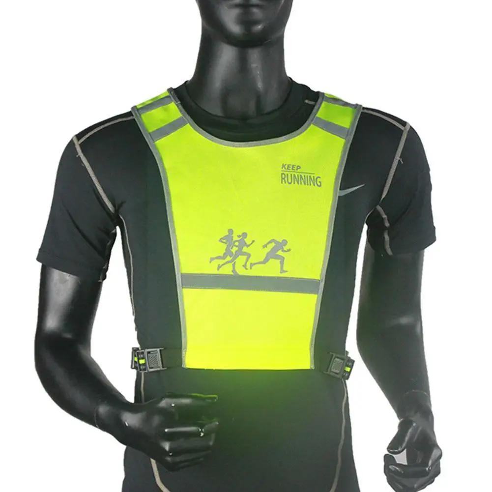 

Жилет велосипедный беспроводной со светоотражающей подсветильник кой и Предупреждение том ДУ, 2021 светодиодов