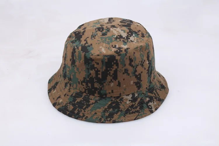 

2020 Autumn Winter Bucket Hat Solid Fisherman Hat Camouflage Sun Hat Reversible Hip-Hip Cap Foldable Hunting Hat Fishing Cap