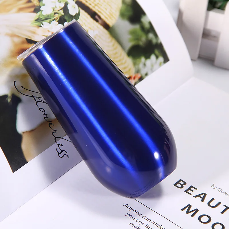 100 шт./лот 6 унций бокал для вина шампань пиво с крышками без стакана флейта