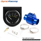 Белый светодиодный датчик температуры воды, 2 дюйма 52 мм, 40-120 по Цельсию100-250 по Фаренгейту, с адаптером для датчика температуры воды 18NPT