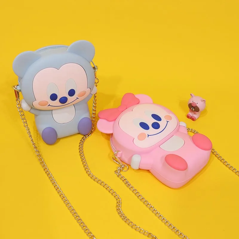 Модная 3D сумка-мессенджер с мультипликационным принтом маленькая сумка на плечо