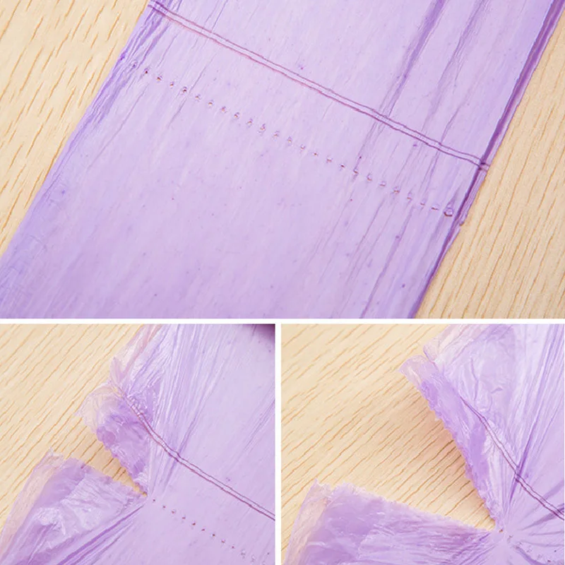 Большие мешки для мусора дома одноразовый плотный мешок Пластиковый черный