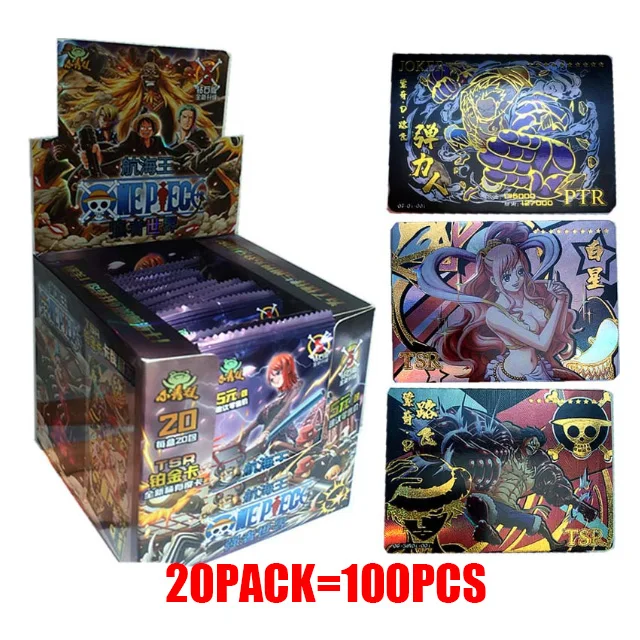 Luffy Zoro Nami Usopp Franky-Juego de cartas de One Pieces, juego de cartas, cartas de batalla, coleccionables, 2021 japoneses.-3