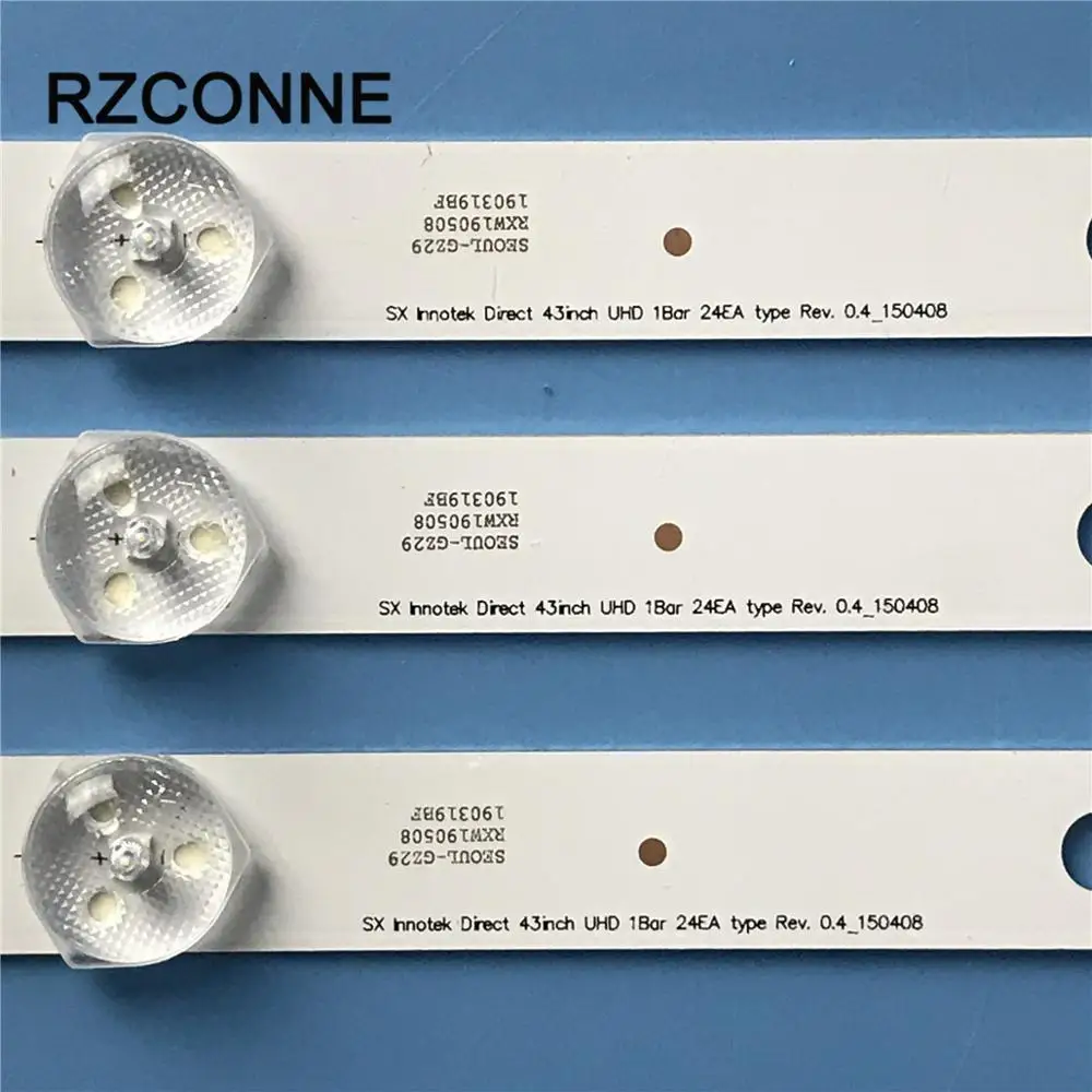 Светодиодная лента для подсветки 8 ламп LG Innotek Direct 43 дюйма UHD 1Bar 24EA тип uf64 _ uhd_a 43UH610V