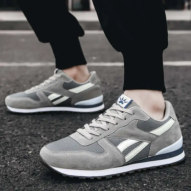 

Спортивные кроссовки, мужские кроссовки, спортивная Брендовая обувь для бега на большой платформе, мужские амортизирующие спортивные боти...