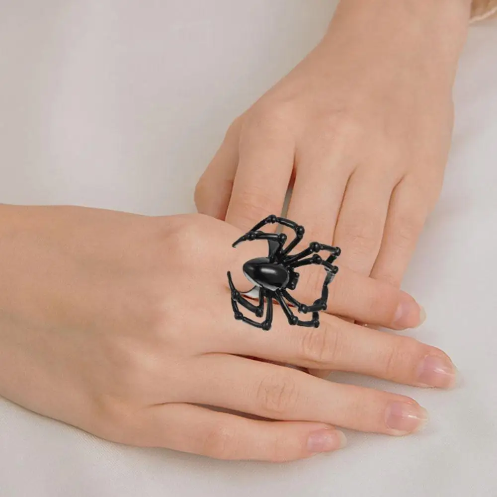 Нео Готическая имитация паука кольцо панк стиль Хэллоуин розыгрыш хитрый