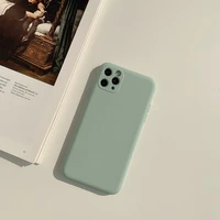 mobile phone case soft for iphone 12 11 pro max x xs max xr 7 8 puls se solid color mobile phone case 2020tpu protective cover