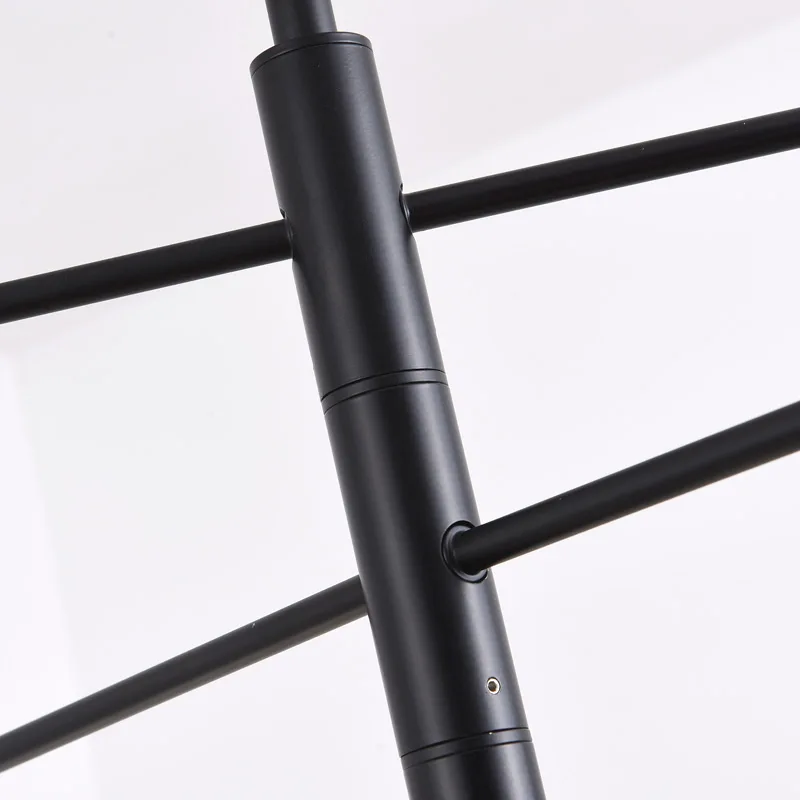 Скандинавские светодиодные люстры черные светильники современная стеклянная