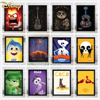 disney coco and inside out diy diamond painting 5d full diamond embroidered mosaic set cross stitch artist home decoration