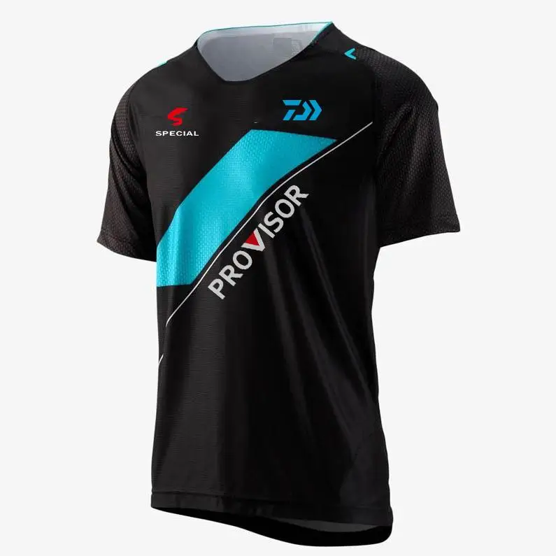 

Men Fishing T Shirts Short Sleeve Anti-UV Sun Blocking Angling Clothing Outdoor Fisherman T-shirt Clothes