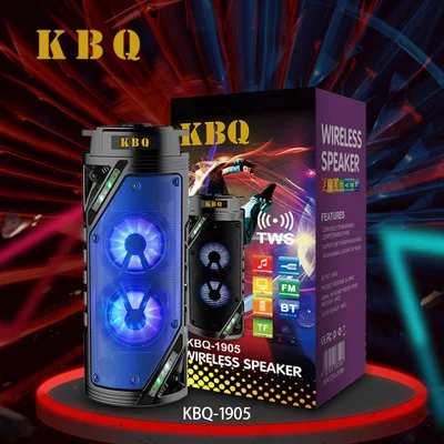 Новый KBQ-1905 беспроводной Колонка с беспроводным каналом блютус TF портативный