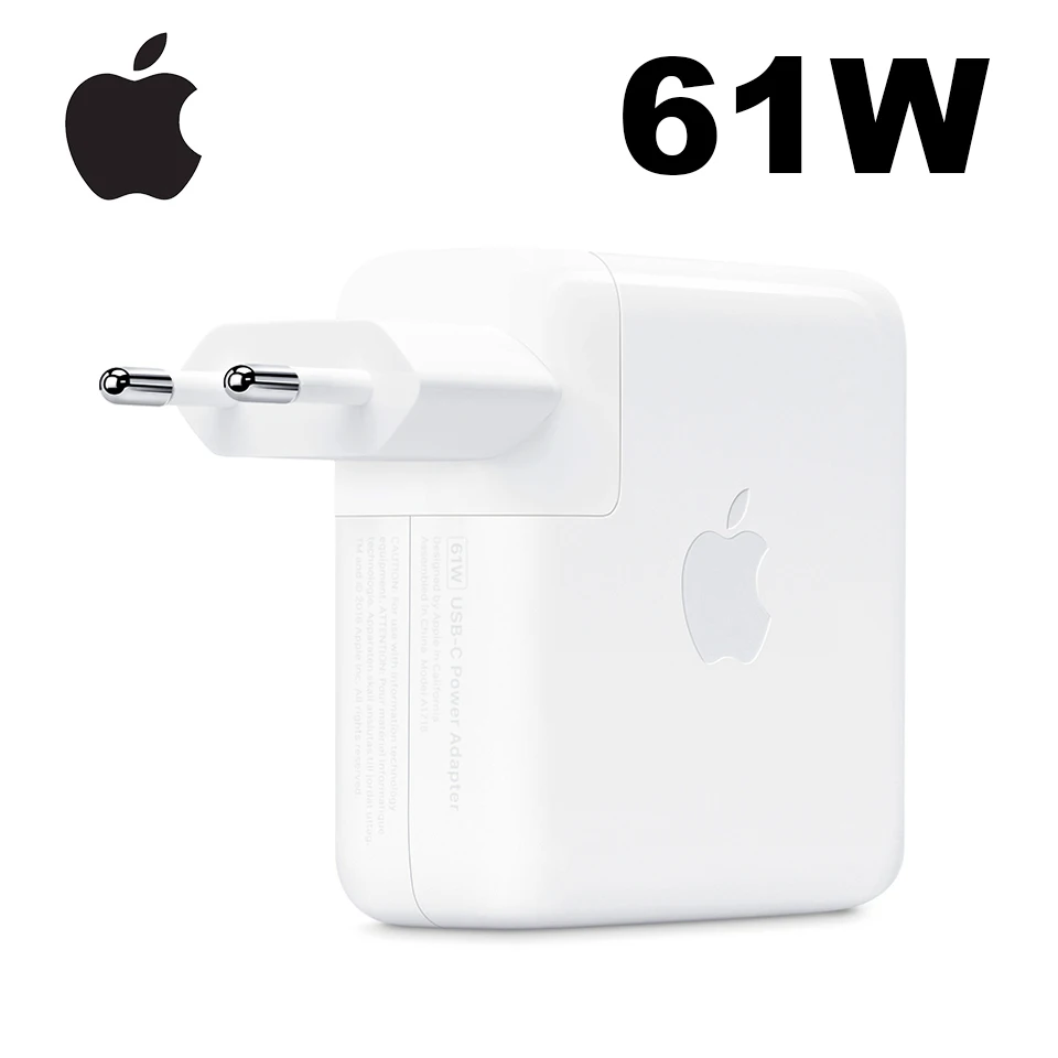 

Original Apple 61W USB-C Power Adapter Type C Charger Fast Charging Adapter for Macbook/Macbook Air/Macbook Pro