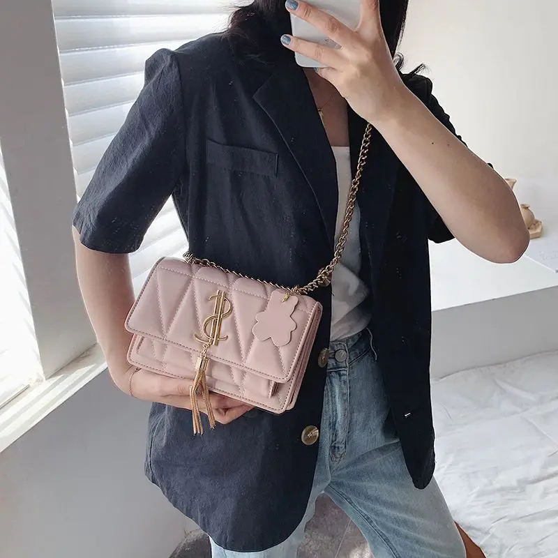 

Luxury Handbags Famous Brand Women Bags Designer Lady Classic Plaid Shoulder Crossbody Bags Leather Messenger handbags S2254