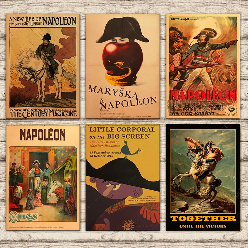 Портрет Наполеона Бонапарта картины на холсте винтажные наклейки стену