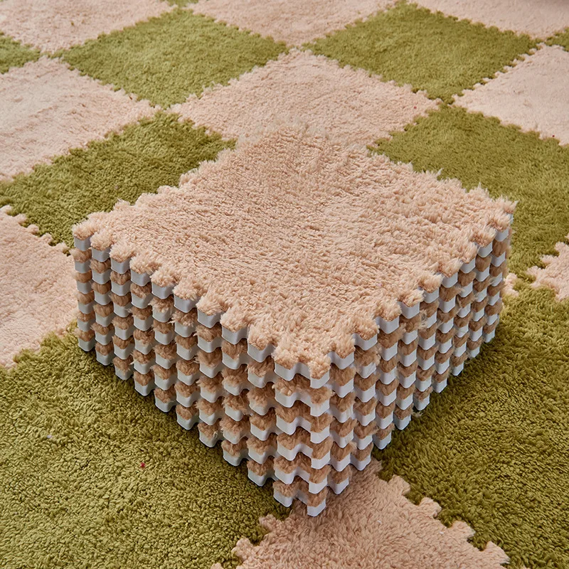 DIY 30*30*1 см гостиная спальня детские мягкие ковры волшебные Лоскутные коврики