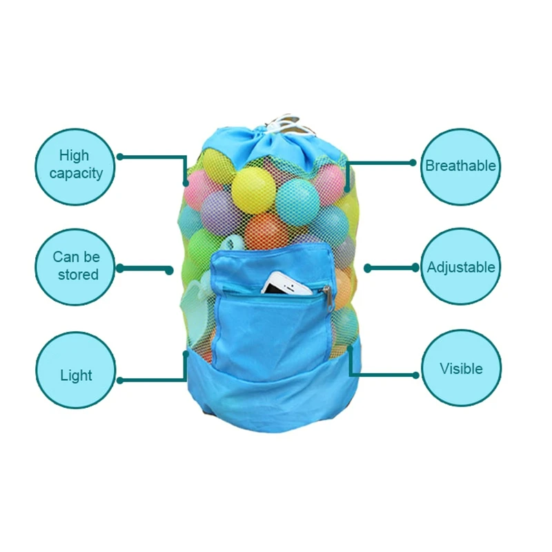 Портативная пляжная сумка складная сеть для плавания детская игрушка пляжа