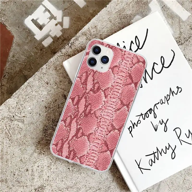 

3D Snake Skin Transparent Phone Case Cover For Xiaomi Redmi K30s Ultra Note 9s 9 Pro Max Mi 10 Lite 11 10T Pro