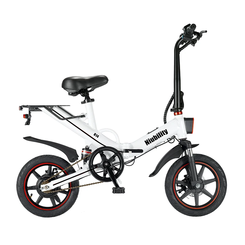 Billig (Keine Steuer) Elektrische Fahrrad 14 Zoll Fett Reifen Faltrad 400W Männer Frau Mini Motorrad 48v15ah Batterie Berg Ebike