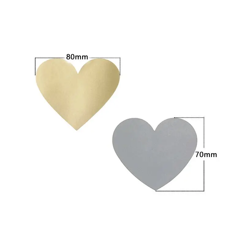 Наклейка с рисунком в виде сердца 50 шт./лот | Канцтовары для офиса и дома