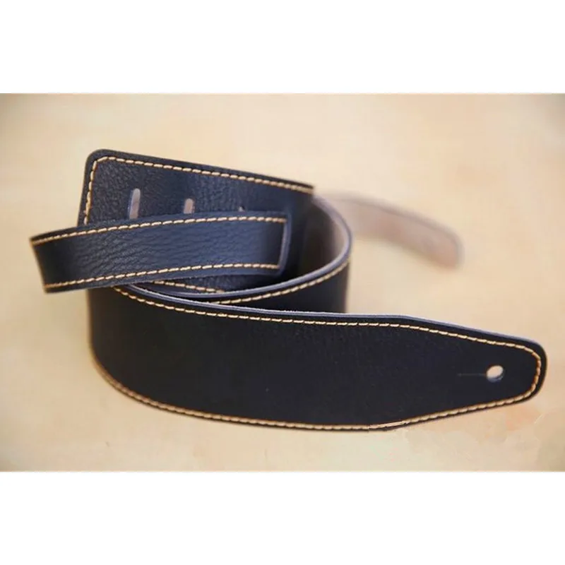 Ремешок из воловьей кожи для акустической электрической бас гитары черные