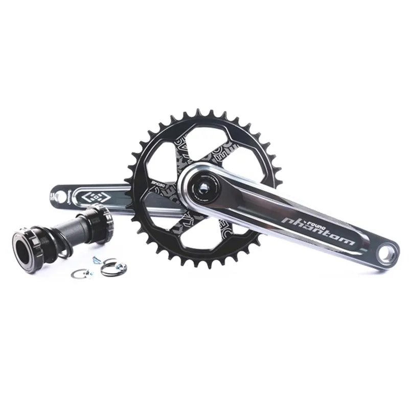 Fovno Кривошип 170/175 мм для горного велосипеда Deckas Корона 3 30/32/34/36T SRAM черный с BSA BB