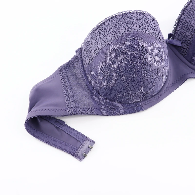 Beauwear Ladies Secret сексуальный Деми Балконный бюстгальтер для женщин кружевной хлопковый бюстгальтер на косточках размера плюс A B C D 75 80 85 90 большая грудь