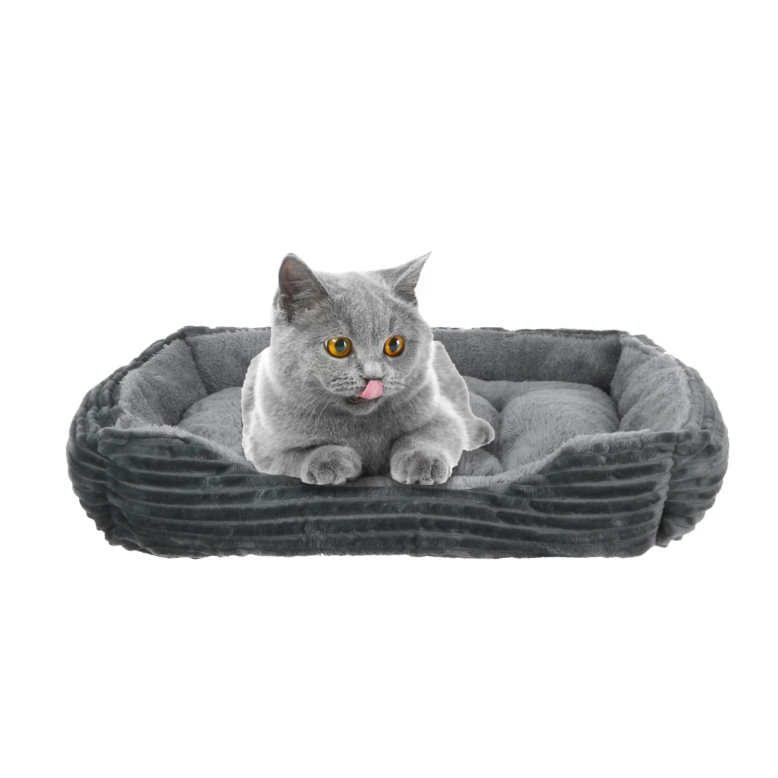 

Cat Beds Dog Bed Kennel Small Cat Pet Puppy Round House Soft Warm Pad Winter Dog Beds Comfortable