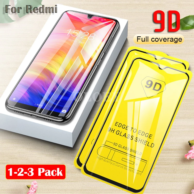 

9D Tempered glass For xiaomi redmi note 8 9 t pro 5g Smartphone Screen Protector On redmi 9a Note 9T 8pro note9s Protective Film