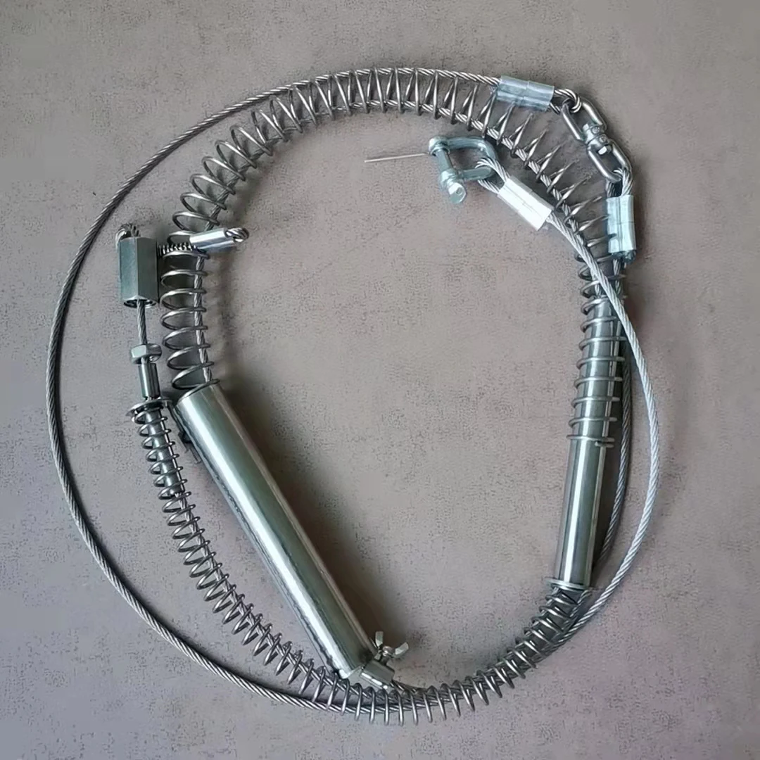 A set of wire spring sleeves for traps