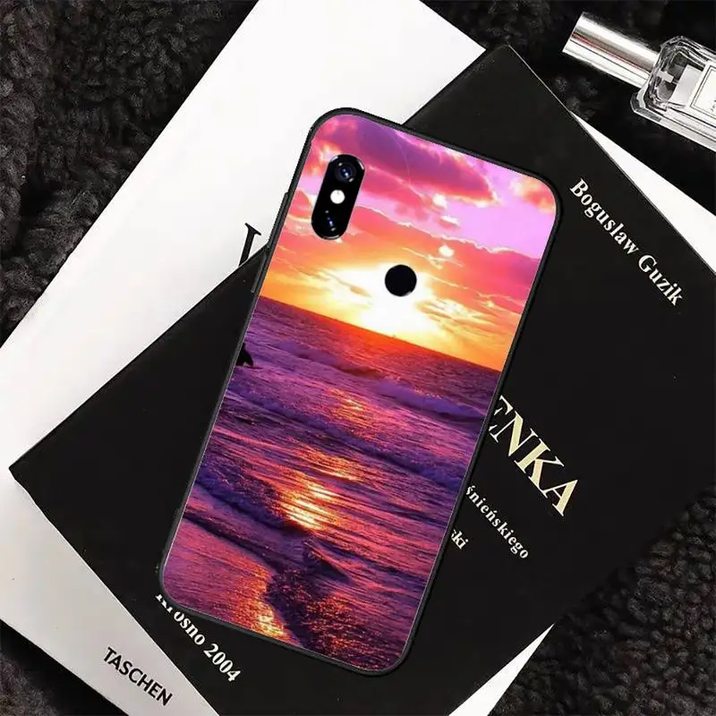 

Sunset Red Phone Case For Xiaomi Redmi 7 8 9t a3Pro 9se k20 mi8 max3 lite 9 note 9s 10 pro