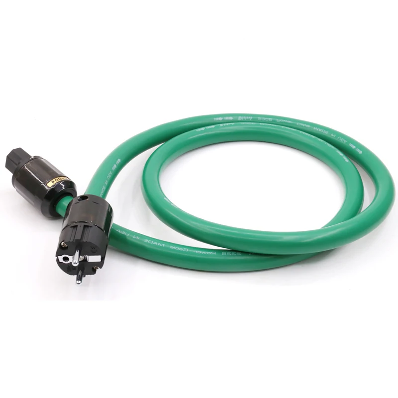 

Free shipping HI-End P108 Power Line HIFI Power Cable Power Cord with EU Plug AC Cable Line 1 pcs