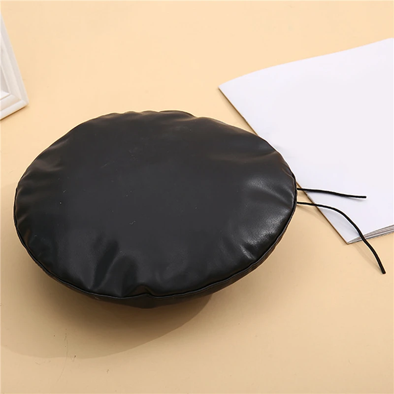 Береты женские из искусственной кожи модная художественная Кепка однотонные