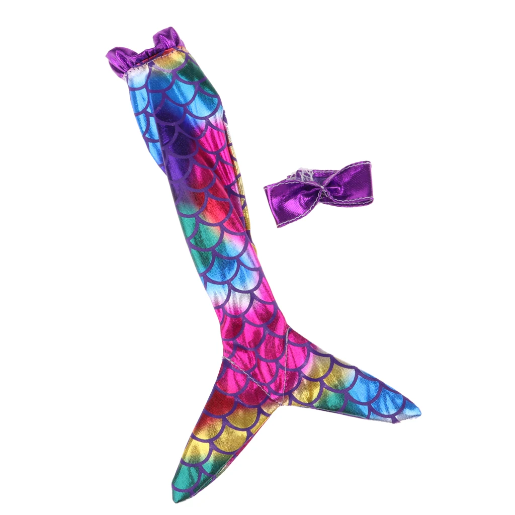 Популярное платье-русалка платье для купания купальный костюм кукол Красочное |