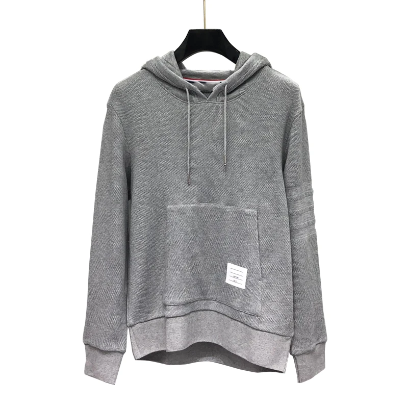 Модная брендовая весенняя одежда с капюшоном TB THOM свободная хлопковая куртка для