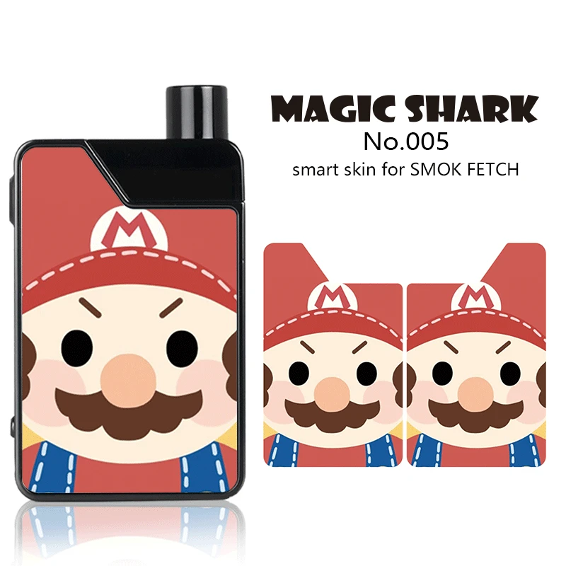 Magic Shark Kitty Cute Bear SpongeBob Doraemon Mario Stitch Minions Monkey Iron Man Joker PVC Sticker Film for SMOK FETCH | Мобильные