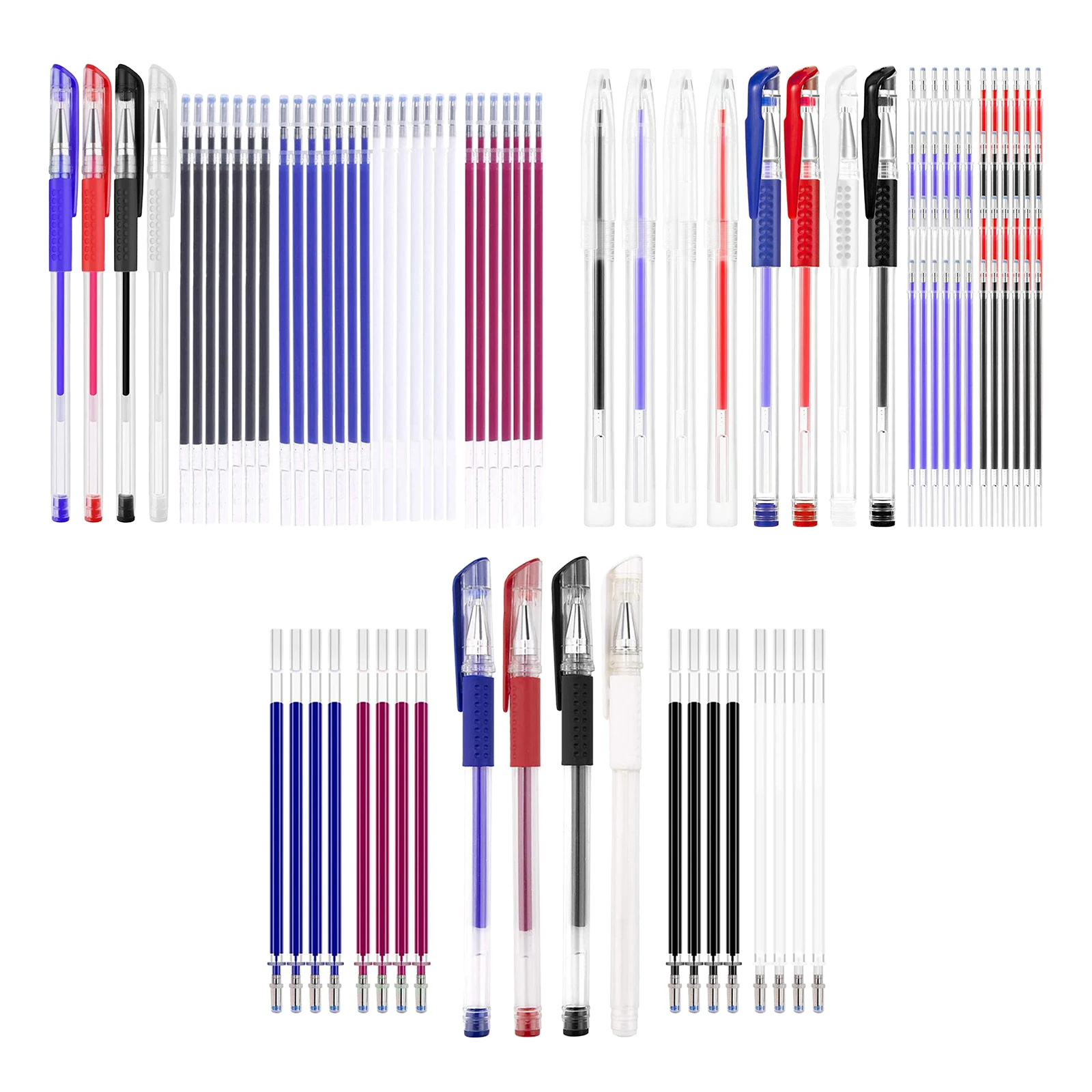 

Portable 1Set 4 Colors Heat Erase Pens & Replaceable Refills for Crafts DIY,