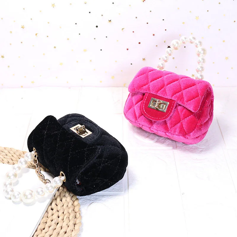 Kids Mini Plush Purse And Handbags 2021 Fashion Crossbody Bags For Baby Girls Cute Shoulder Handbags