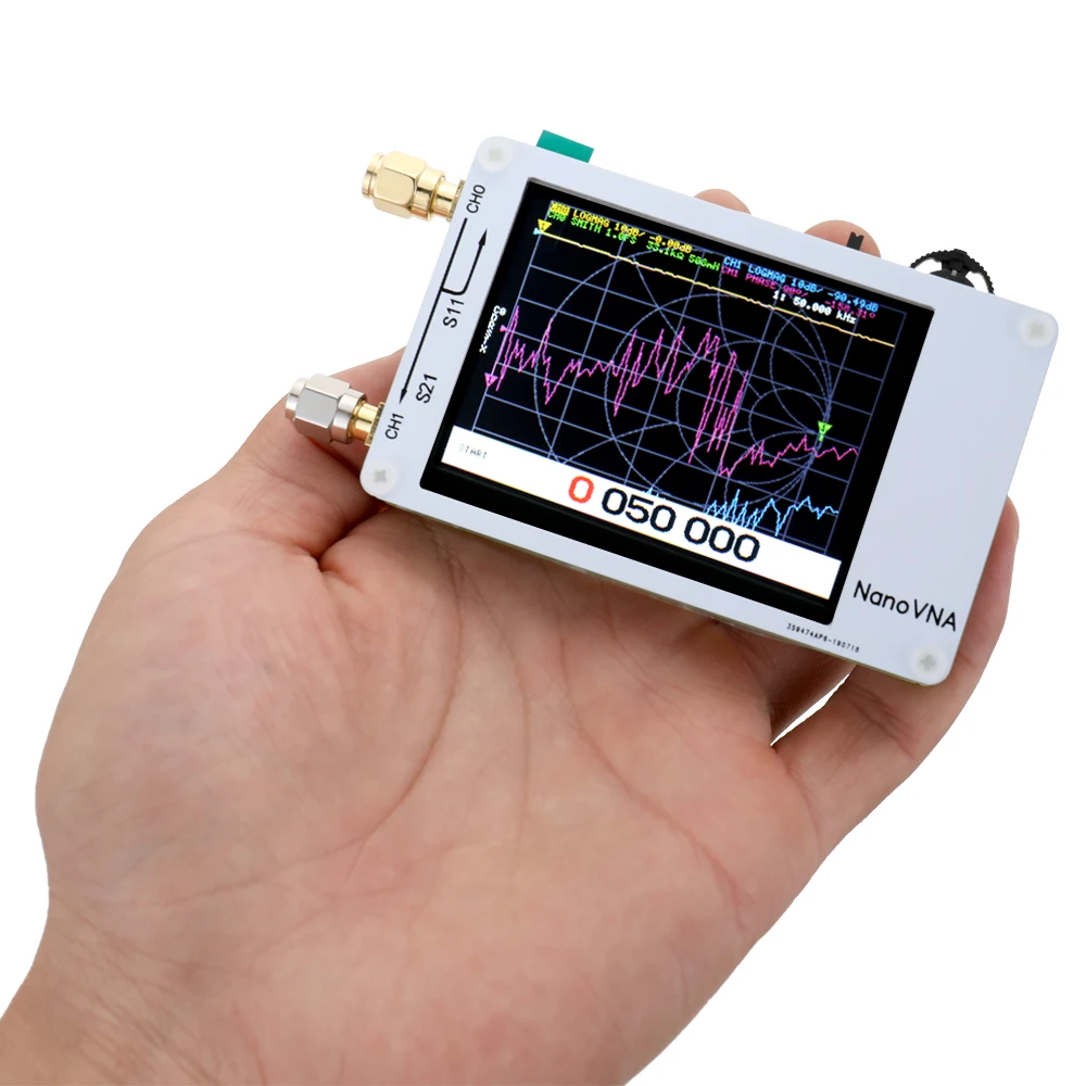 Portable Handheld Vector Network Analyzer 50KHz-900MHz Digital Display Touching Screen Shortwave MF HF VHF UHF Antenna |