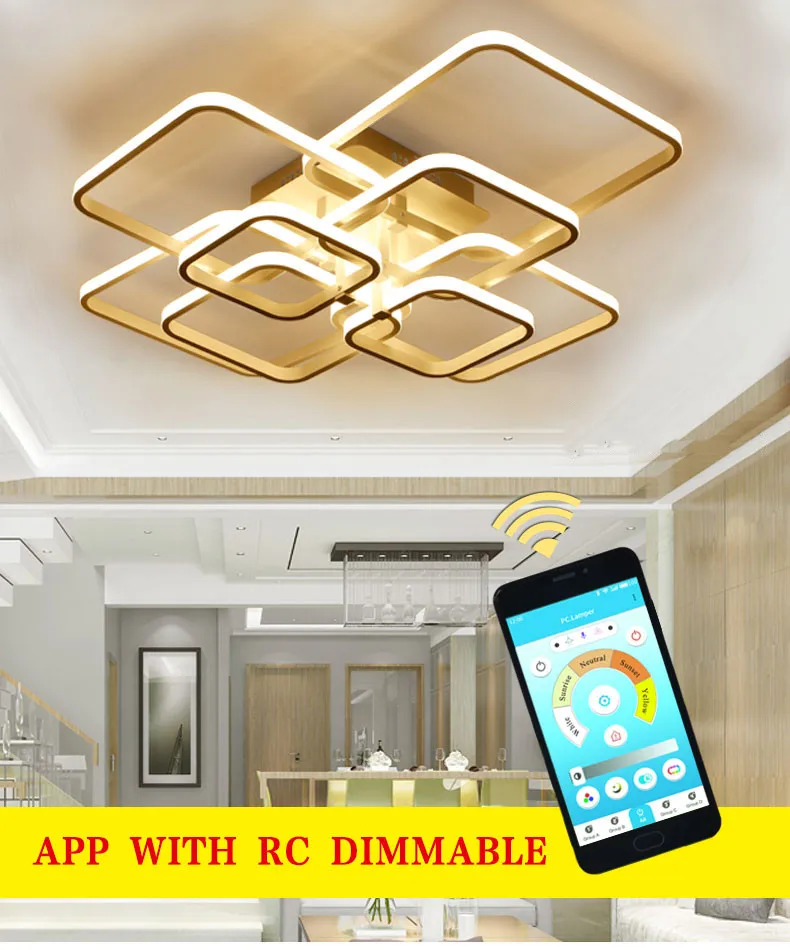 Потолочная люстра светодиодная для гостиной столовой спальни|Люстры| |