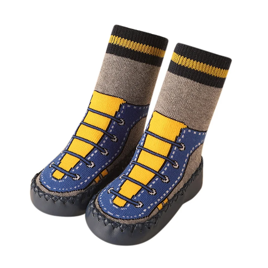 

Socks Baby Non Slip Toddler Baby Boy Girl Sock Cartoon lovely Moccasins Non Slip Indoor Slippers Socks Keep Warm Anti-slip Socks